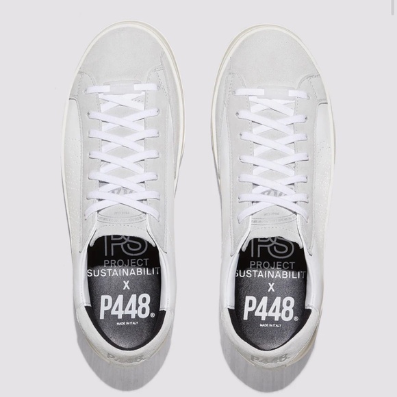 P448 JOHN RECYCLED WHITE aspro shoes - Picture 3 of 8